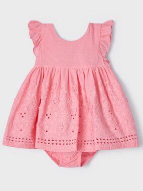 Mayoral Embroidered Applique Dress